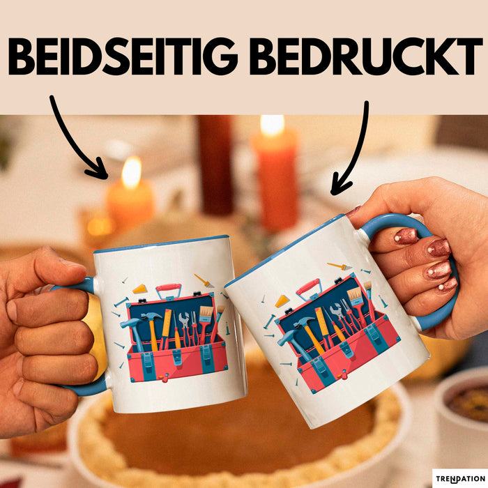 Heimwerker Fan Tasse Geschenkidee für DIY Liebhaber Blau Trendation