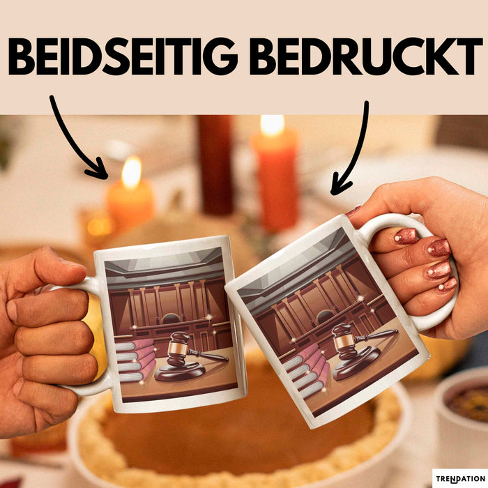 Gerichtsschreiber Tasse Geschenk Lustige Geschenkidee Spruch Für Gerichtspersonal Weiß Trendation