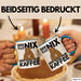 Kaffee-Liebhaber Geschenk Tasse Geschenkidee für Kollegen Der Tut Nix Der Will Nur Kaffee trinken Blau Trendation