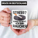 Raucher Geschenk Tasse Spruch Stress? Kenne Ich Nicht Ich Bin Raucher Geschenkidee Zigaretten Weiß Trendation
