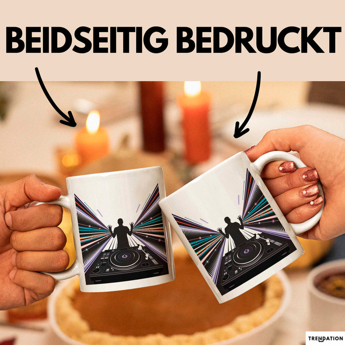 DJ Tasse Geschenk Lustige Geschenkidee Spruch Für Beat Macher Weiß Trendation