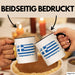 Griechenland Tasse Geschenk Grieche Flagge Kaffee-Becher Trendation