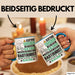 Radtourist Geschenk Tasse Lustiger Spruch Erheben Sie Sich Der Radtourist Betritt den Raum Blau Trendation