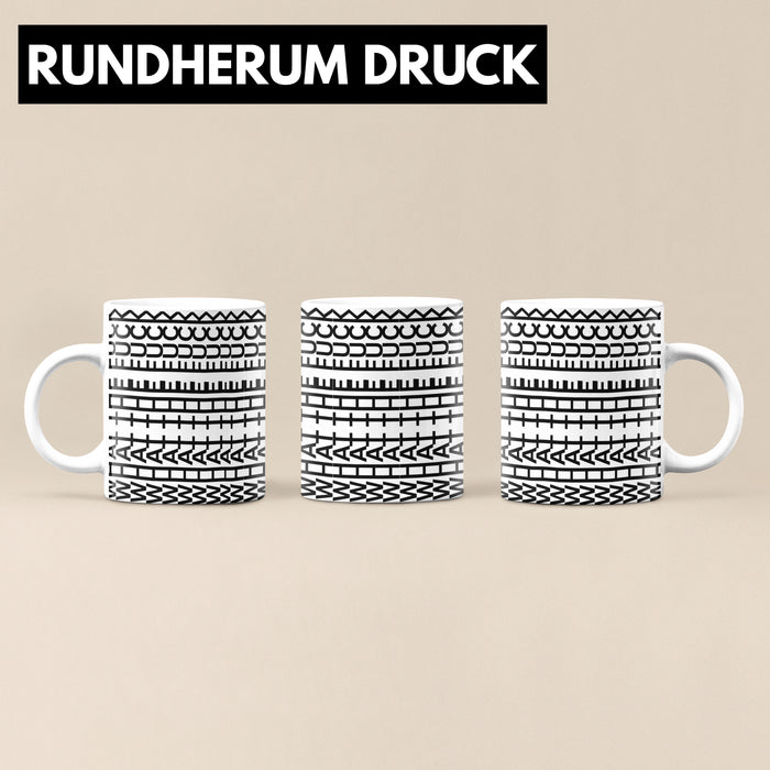 What The F*** Tasse Lustiges Geschenk Allover-Print Quer Lesen Trendation