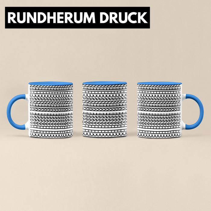 Ich Hasse Menschen Tasse Lustiges Geschenk Allover-Print Quer Lesen Trendation