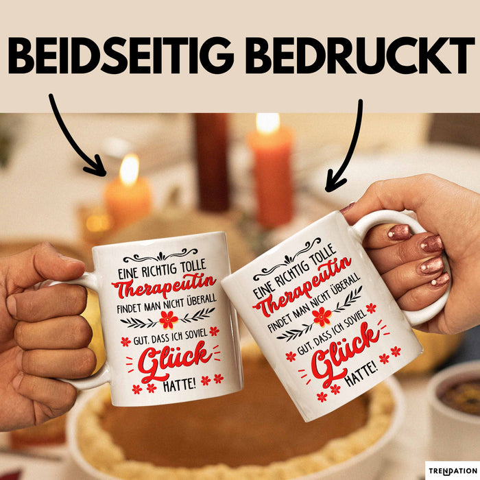 Physiotherapeut Physiotherapie Tasse Geschenk Lustige Geschenkidee Spruch Eine Richtig Tolle Therapeutin Findet Man Nicht Überall Weiß Trendation