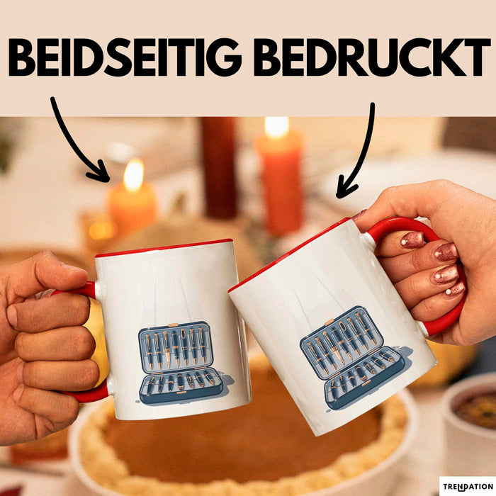 Stift Sammler Tasse Geschenk Lustige Geschenkidee Spruch Für Schreibwerkzeug Fans Rot Trendation