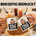 Glatze Tasse Geschenk Bald Lives Matter Geschenkidee Lustig Maenner Weiß Trendation