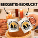 Angeln Fischer Vater Sohn Tasse Becher Geschenk Lustige Geschenkidee Spruch Vater & Sohn Angelpartner Fürs Leben Weiß Trendation