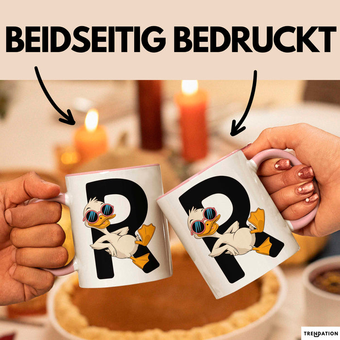 Quietscheente Tier Tasse Geschenk Lustige Geschenkidee Spruch Rentnerente Im Ruhestand Rosa Trendation