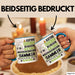 Sammler Geschenk Tasse Lustiger Spruch Erheben Sie Sich Der Sammler Betritt den Raum Blau Trendation