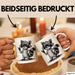 Waschbär Rockmusik Tasse Geschenk für Tiermusikliebhaber Weiß Trendation