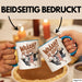 Büroarbeit Kollege Abschied Tasse Geschenk Lustige Geschenkidee Spruch Du Gehst Blau Trendation