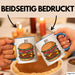 Burger Fan Tasse Geschenkidee für Grillmeister Blau Trendation