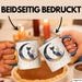 Katzenliebhaber Tasse Geschenkidee Katzenfan Lustiger Spruch Geschenkidee Lustig Blau Trendation