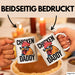 Huhn Tier Bauer Tasse Becher Geschenk Lustige Geschenkidee Spruch Hühnerpapa Weiß Trendation