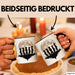 Erdmännchen Tier Mond Tasse Geschenk Lustige Geschenkidee Schwarz Trendation