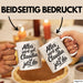 Claudia Tasse Geschenk Alles Ist Gut Claudia Ist Jetz Da Geschenkidee Becher mit Name Weiß Trendation