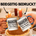 Bauarbeiter Tasse Geschenk Lustige Geschenkidee Spruch Bauherr Meine Baustelle Meine Regeln Blau Trendation