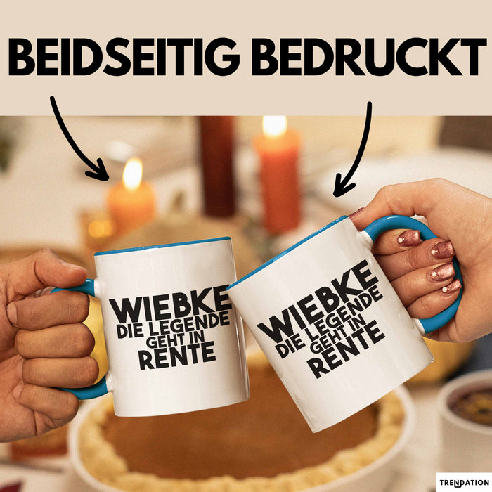 Wiebke Tasse Wiebke – Die Legende Geht In Rente Geschenk
