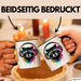 Waschbär Tierliebhaber Musik Kopfhörer Tasse Geschenk Lustige Geschenkidee Spruch Trendation