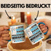 Moderator Geschenk Tasse Lustiger Spruch Erheben Sie Sich Der Moderator Betritt den Raum Blau Trendation