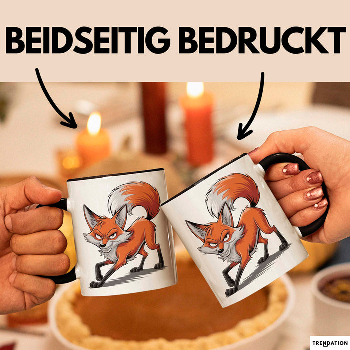 Fuchs Liebhaber Tasse Geschenkidee Schlauer Tierfan Geschenkidee Lustig Trendation