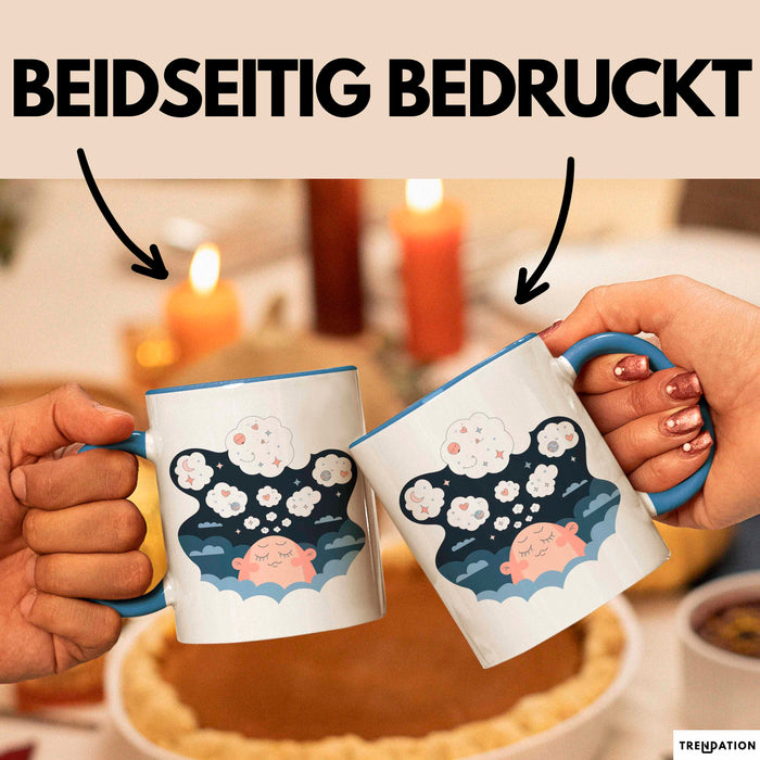 Tagträumer Tasse Geschenkidee für Fantasie Fan Blau Trendation