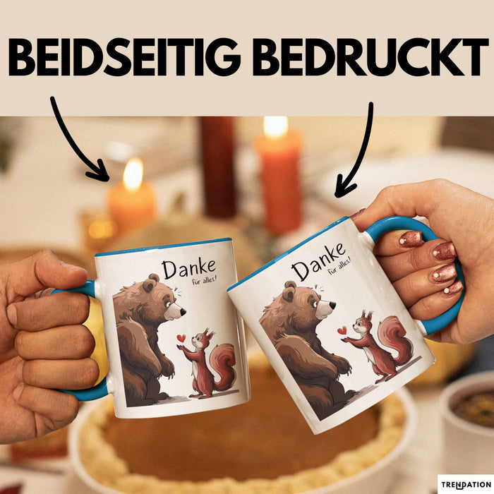 Lehrer Wertschätzung Danke Tasse Geschenk Lustige Geschenkidee Spruch Danke Für Alles Blau Trendation