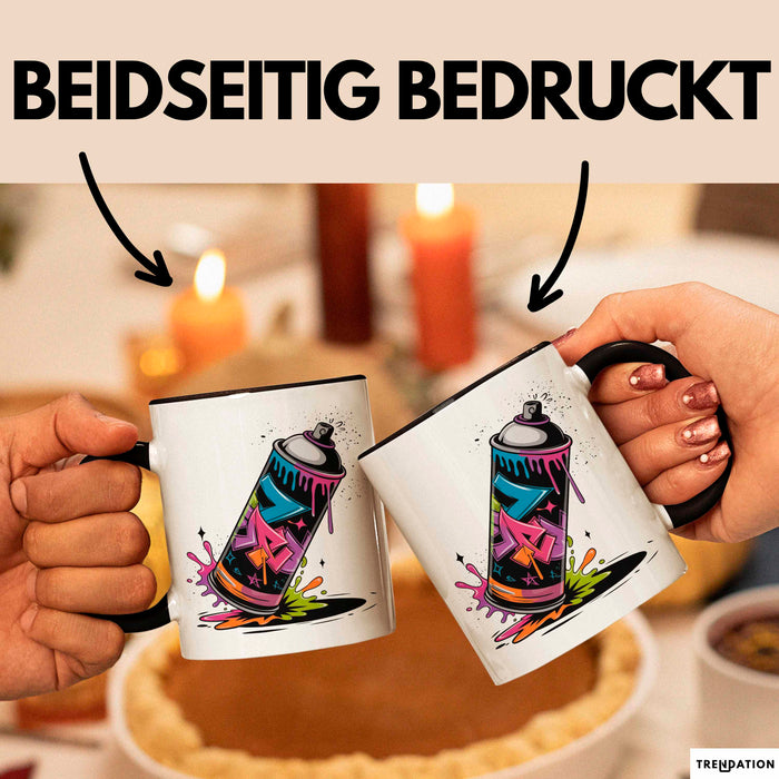 Graffiti Künstler Tasse Geschenkidee für Streetart Fan Trendation