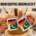 Pakistan Deutschland Flagge Halb Deutscher Halb Pakistaner Fußball Germany 2025 Europa Pakistan Rot Trendation