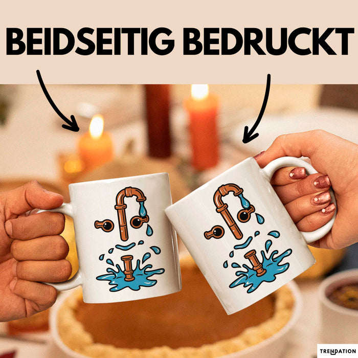 Klempner Tasse Geschenkidee Rohr Experte Lustiger Spruch Geschenkidee Lustig Weiß Trendation