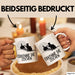 Erkenne Die Zeichen Tasse Geschenk Tasse Mittelfing** Geschenkidee Kaffee-Becher Sarkasmus Spruch Weiß Trendation