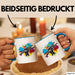 Schlagzeug-Spieler Geschenk Drummer Tasse Geschenkidee Spruch Bunte Farben Schlagzeuger Blau Trendation