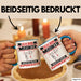 Musiker Tasse Geschenk für Musiker Geburtstag Lustiger Spruch Kaffee-Becher Was Ist Deine Superkraft Blau Trendation