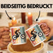 Tasse SIEBEN Grafik RetroStil Geschenkidee 7. Geburtstag Jungs Rosa Trendation