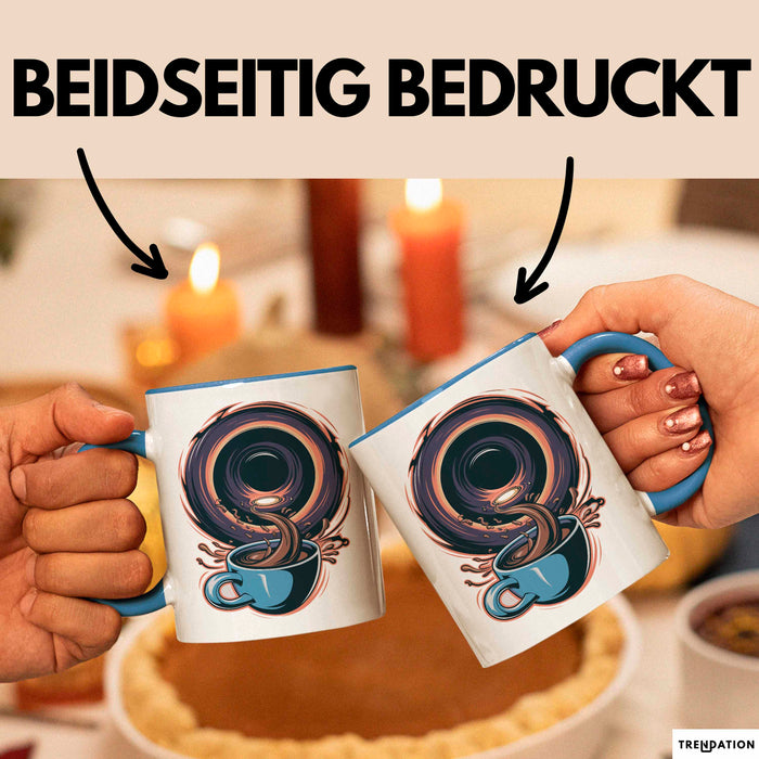 Weltraum Nerd Tasse Geschenkidee für Astronomie Fans Blau Trendation