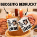 Ziegenbauer Ziegen Tier Tasse Geschenk Lustige Geschenkidee Spruch In Mir Steckt Eine Ziege Rosa Trendation