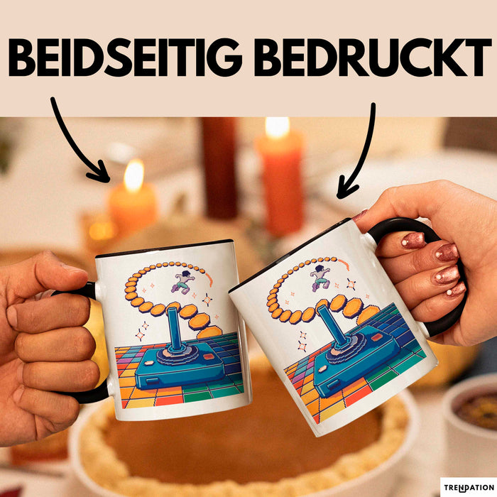 Retro Gamer Tasse Geschenk Lustige Geschenkidee Spruch Für Oldschool Spieler Trendation