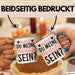 Willst du Meine Patentante Sein Verkündung Tasse Geschenkidee Spruch Beste Patentante Kaffee-Becher Blau Trendation
