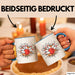 Bowling Fan Tasse Geschenkidee für Kegelzerstörer Blau Trendation