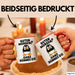 Sarkastischer Pinguin Tasse Geschenk Lustige Geschenkidee Spruch Guten Morgen? Ganz Dünnes Eis Rot Trendation