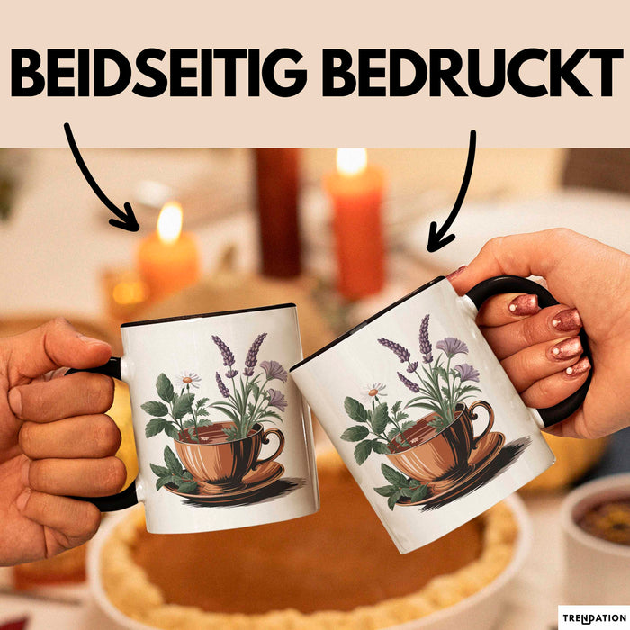 Kräutertee Fan Tasse Geschenkidee für Teezeit Liebhaber Trendation