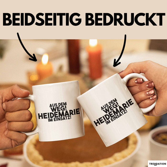 Heidemarie Tasse Aus Dem Weg! Heidemarie Im Einsatz! Geschenk