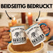 IT Informatiker Nerd Tasse Geschenk Ich habe mein Zebra Blau Trendation