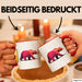 Bär Tierliebhaber Tasse Geschenk Lustige Geschenkidee Spruch Rot Trendation