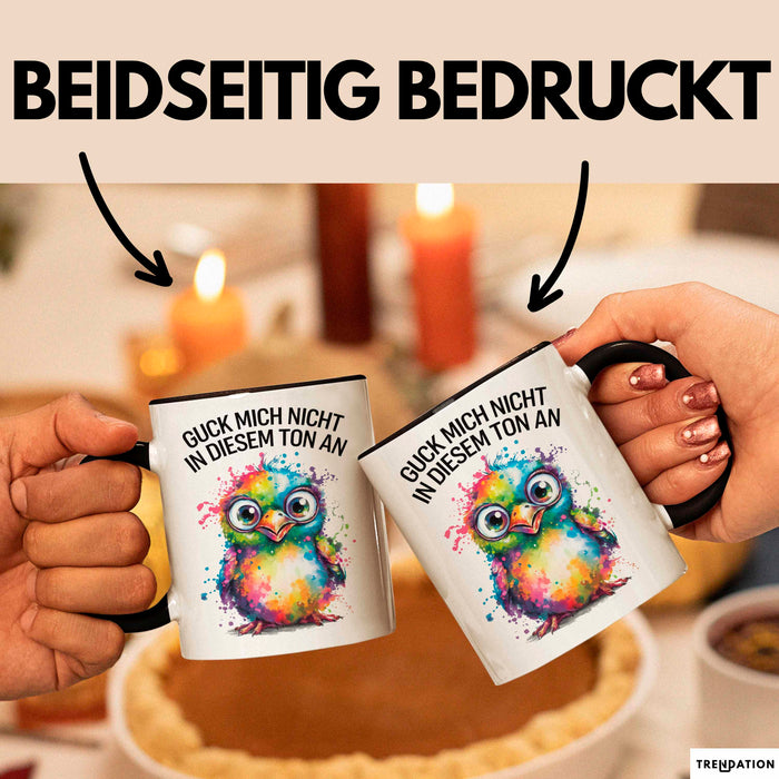 Sarkasmus Tasse Geschenkidee Schau Mich Nicht An Humor Fan Trendation