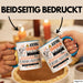 Tonstudio-Besitzerin Tasse Geschenk Lustiger Spruch Bitte Erheben Sie Sich Seine Majestät Die Tonstudio-Besitzerin Betritt Den Raum Blau Trendation