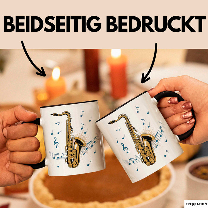 Saxophonspieler Tasse Geschenk Lustige Geschenkidee Spruch Trendation