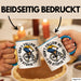 Mountainbike Tasse Geschenk für Mountainbiker Männer Geschenkidee MTB Mountainbike Berge MTB Don't Follow Me I Do Stupid Things Kaffee-Becher Blau Trendation